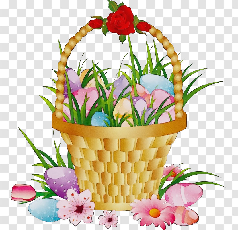 Flowerpot Grass Plant Flower Easter Transparent PNG