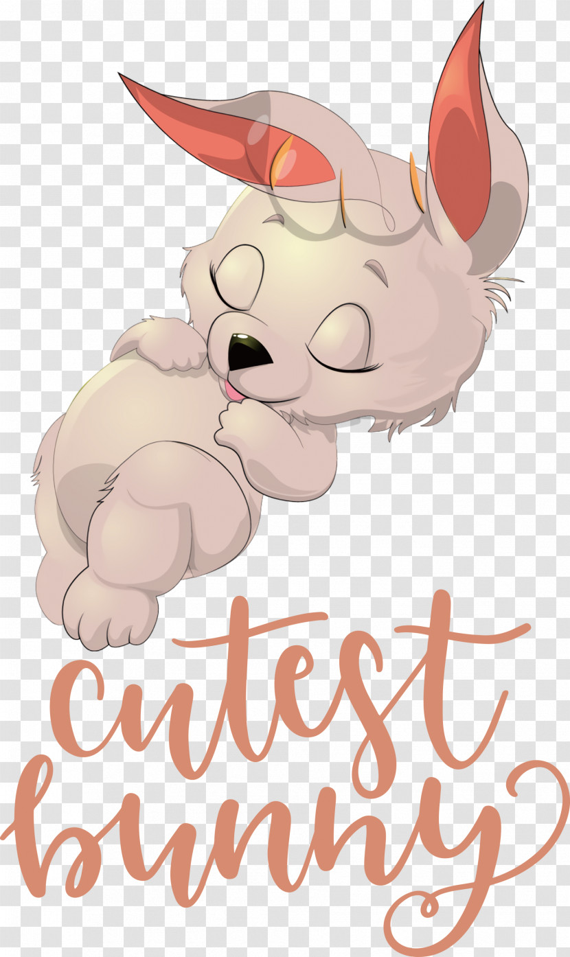 Cutest Bunny Happy Easter Easter Day Transparent PNG