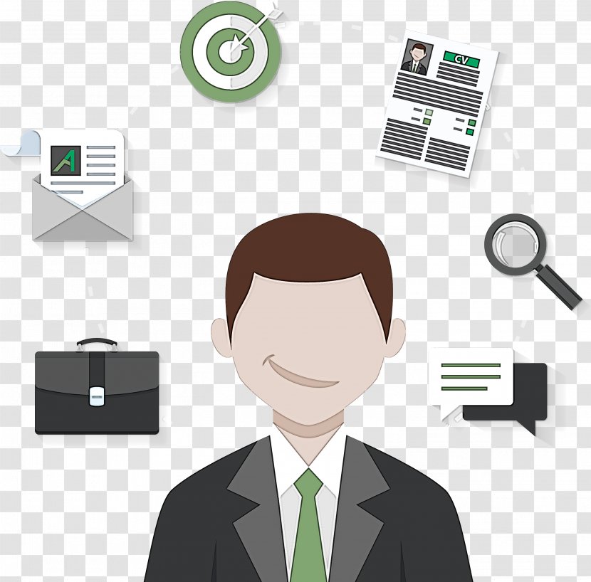 Cartoon White-collar Worker Technology Animation Business - Businessperson Transparent PNG