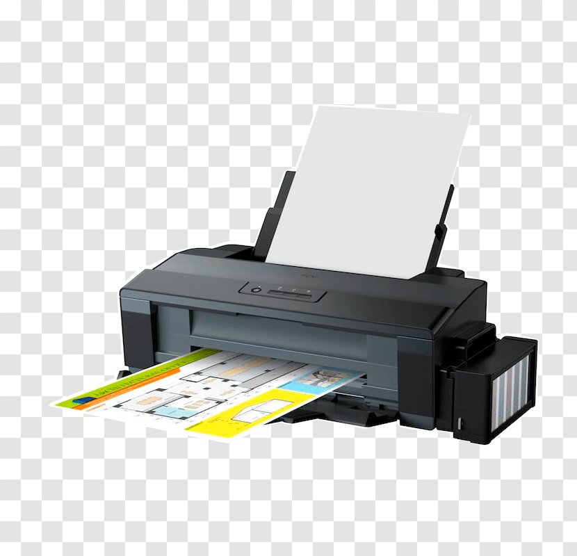 Paper Epson Printer Printing Malaysia - Ecotank L1300 Transparent PNG