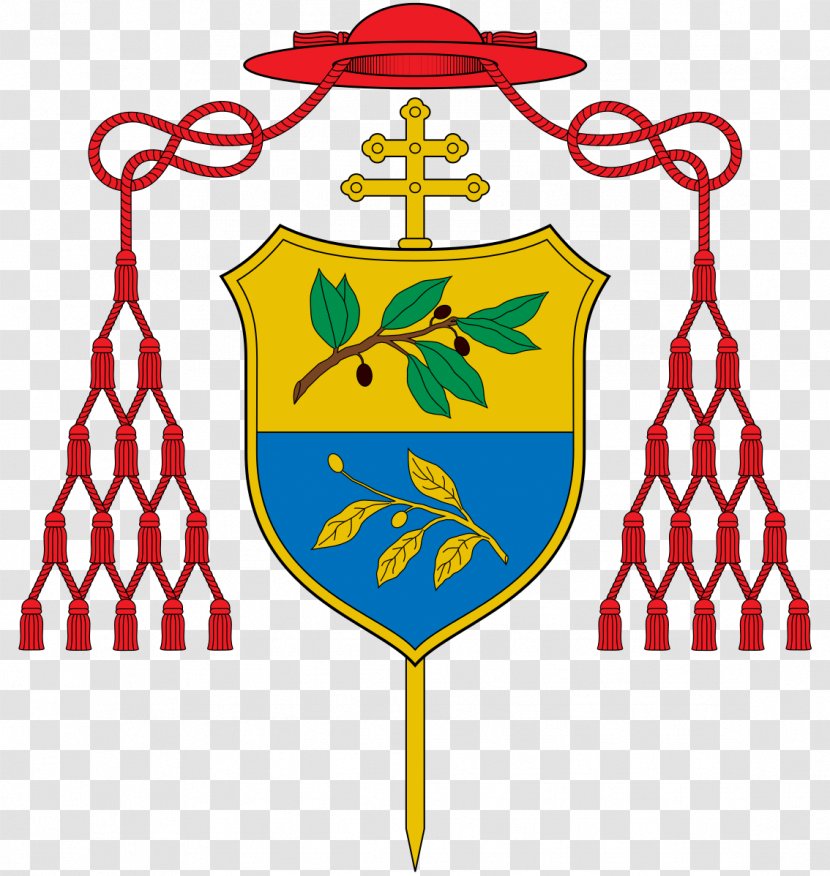 Coat Of Arms Cardinal Venice, Alberta Crest - Heraldry - Biretta Transparent PNG