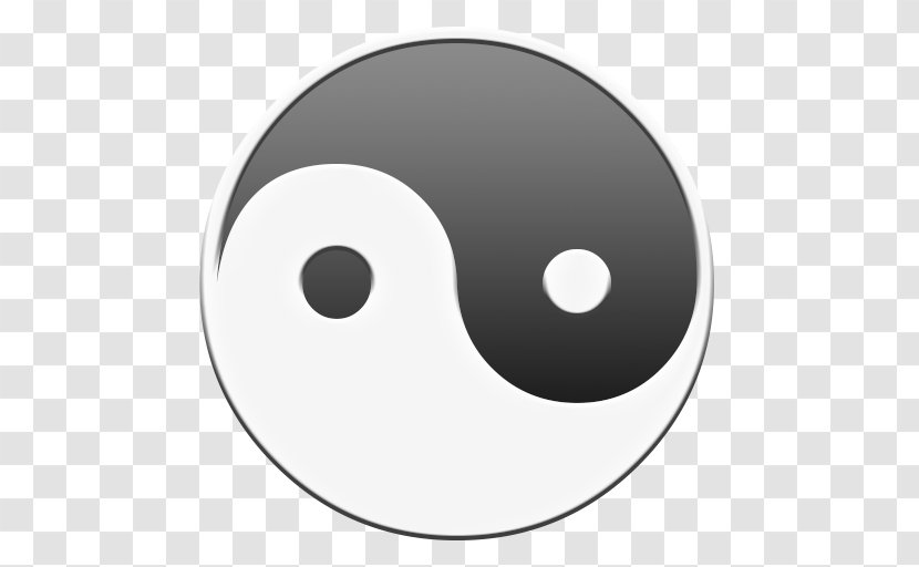 Yin And Yang Qi Traditional Chinese Medicine Symbol Black White - Philosophy Transparent PNG