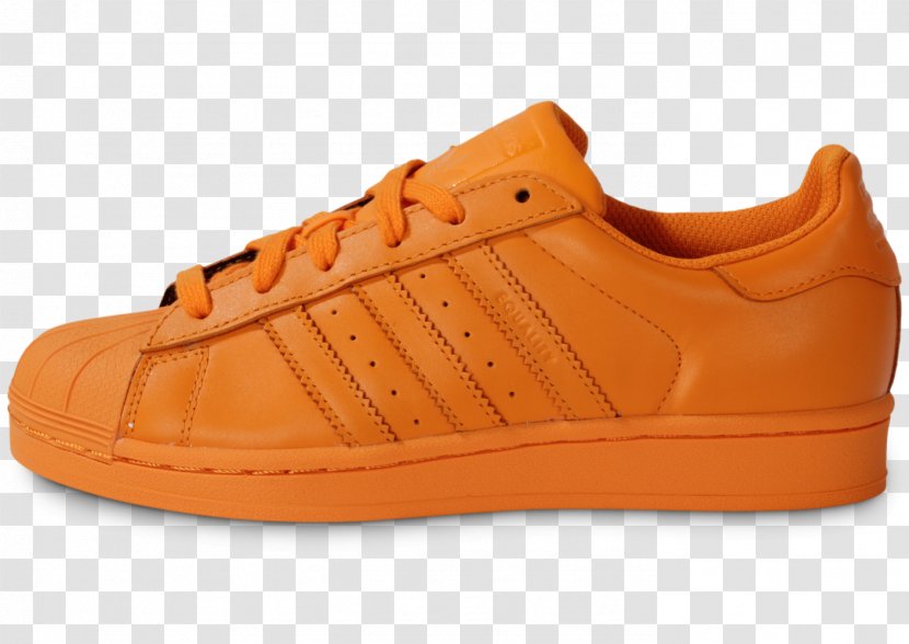 Adidas Superstar Sneakers Shoe Orange S.A. Transparent PNG