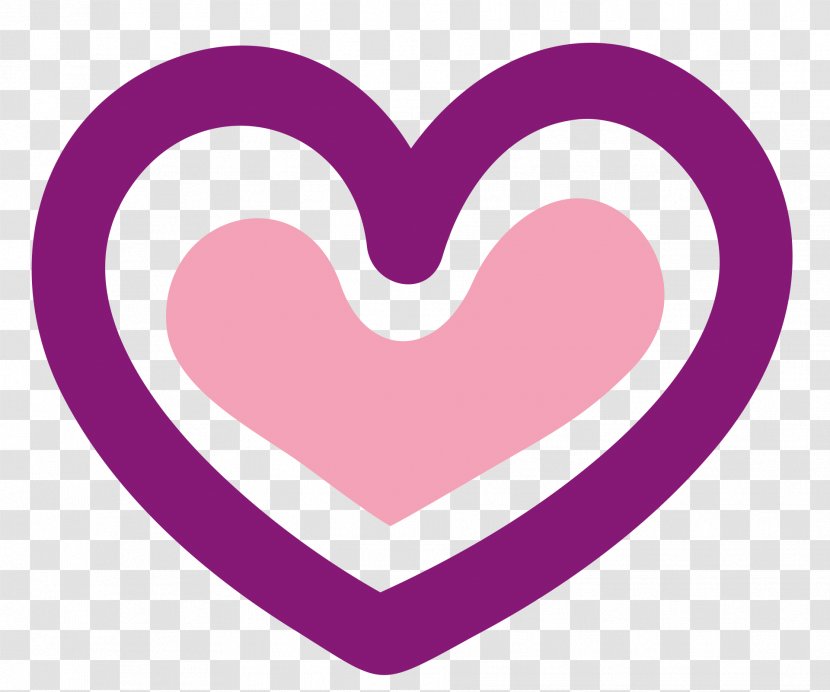 Valentine's Day Line Pink M Clip Art - Heart Transparent PNG