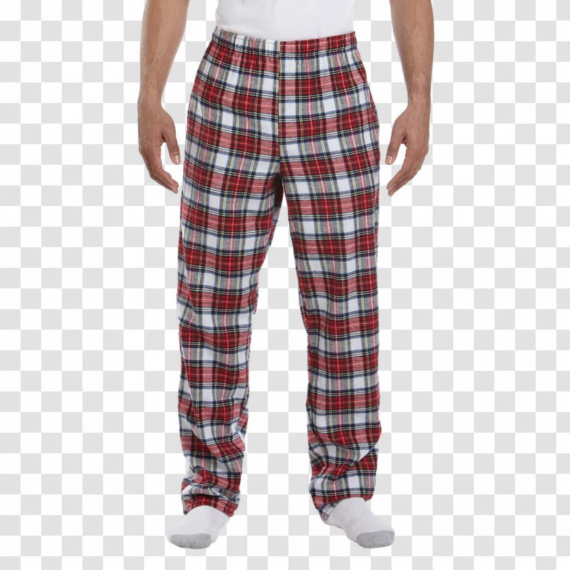 Tartan Slipper Pajamas Clothing Pants - Shirt Transparent PNG