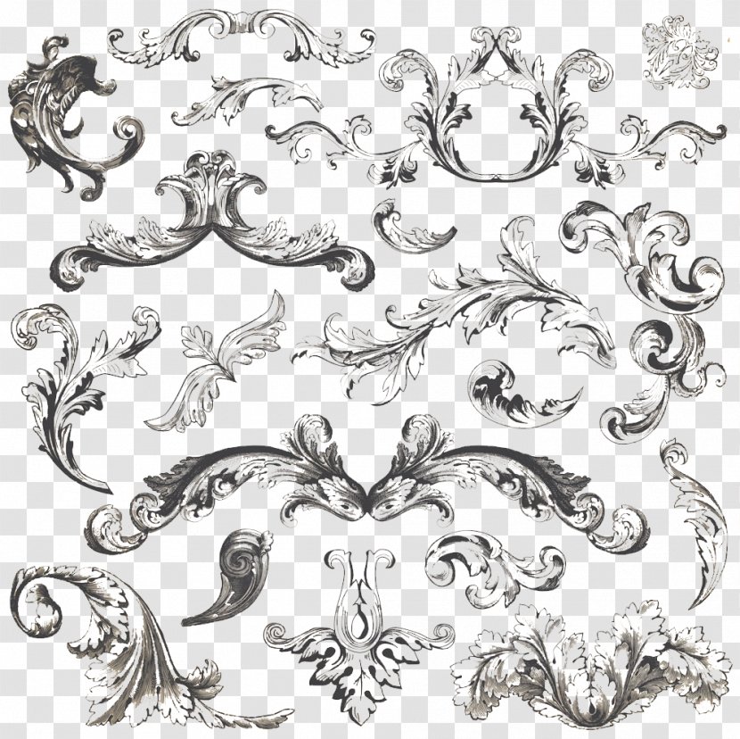 Vintage Clothing Ornament Filigree Royalty-free - Decorative Arts - Traditional Pattern Transparent PNG