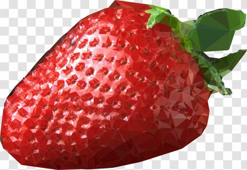 Juice Milkshake Smoothie Rhubarb Pie Strawberry - Polygonal Transparent PNG