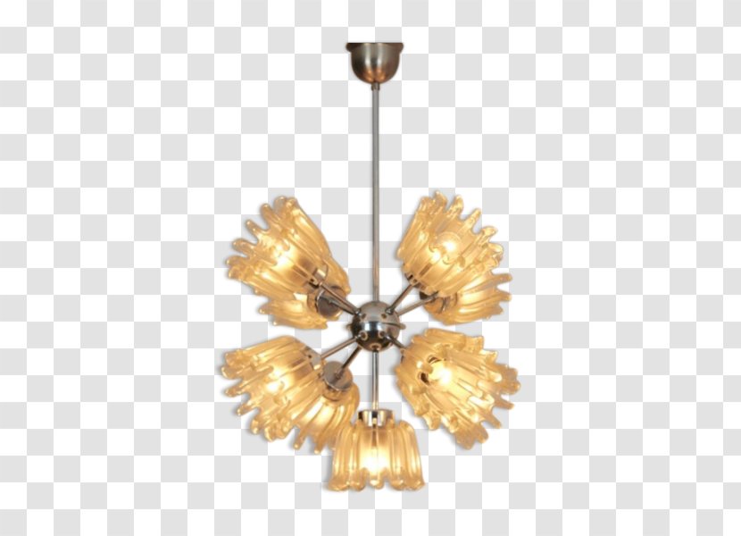 01504 Chandelier Brass Ceiling Light Fixture - Chandeliar Transparent PNG