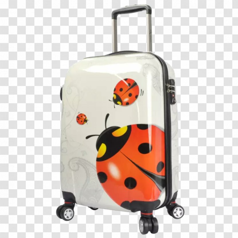 Hand Luggage Baggage Suitcase Ladybird - Bag - Ladybug Box Transparent PNG