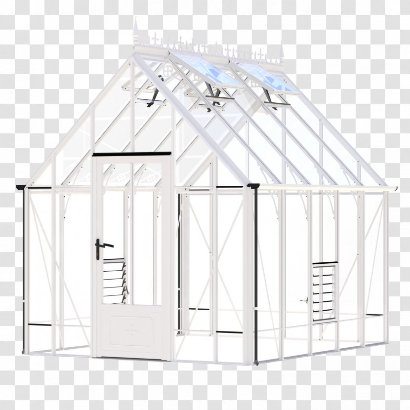 Tuinkassenwinkel.nl Daylighting Facade Greenhouse Roof - Home - Traditional Eaves Transparent PNG