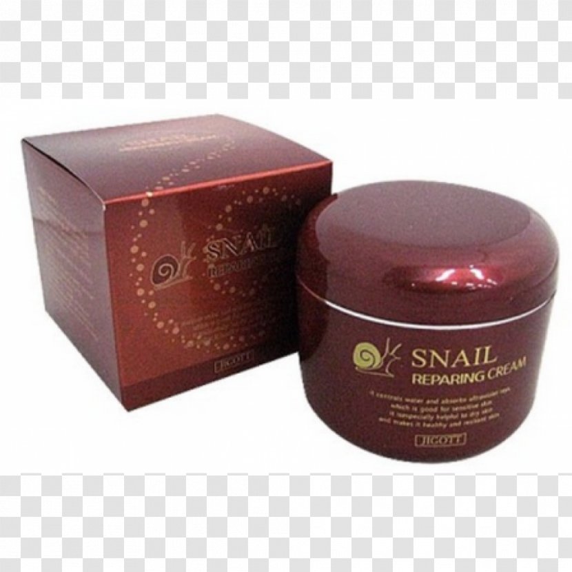 Mizon All In One Snail Repair Cream Skin Care Slime Transparent PNG