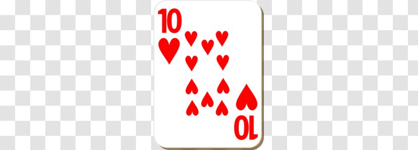 Playing Card Hearts Clip Art - Tree - Ten Cliparts Transparent PNG