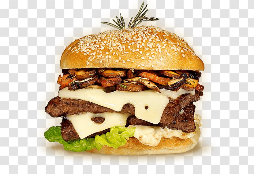 Cheeseburger Hamburger Bacon Buffalo Burger Fast Food - Finger Transparent PNG