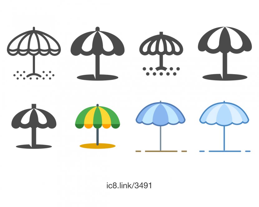 Font - Symbol - Parasol Transparent PNG
