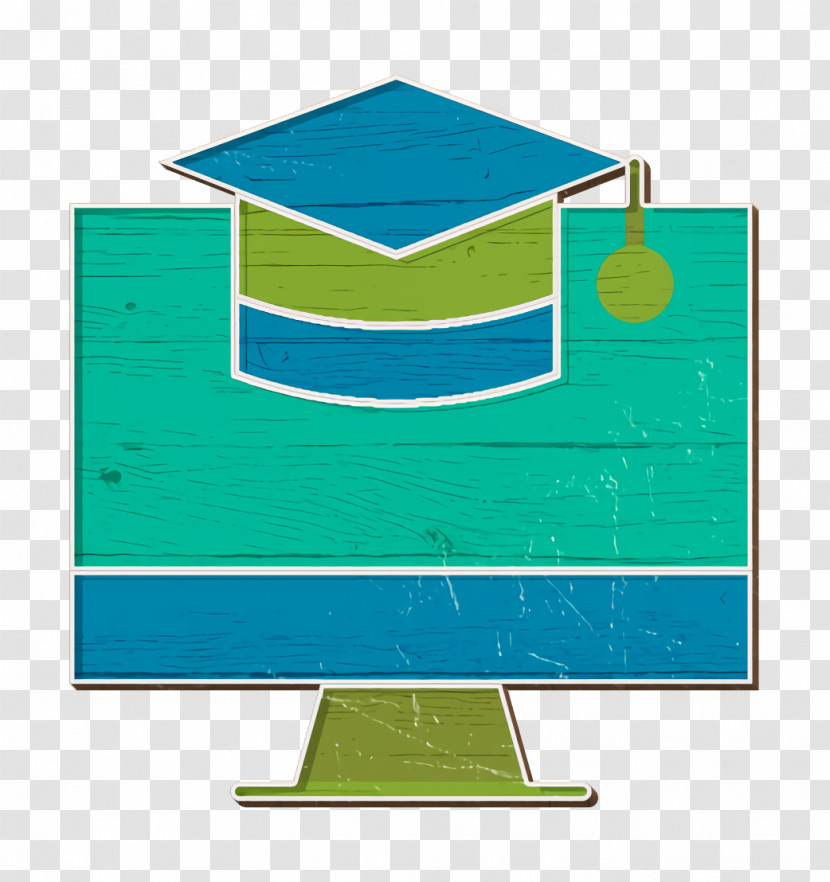 Screen Icon School Icon Elearning Icon Transparent PNG