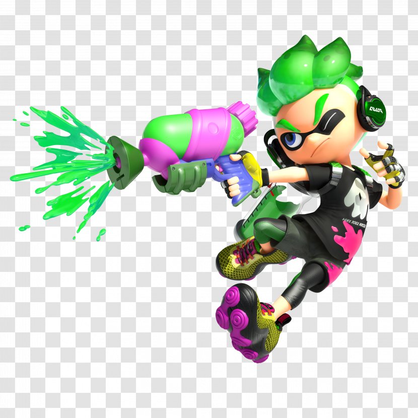 Splatoon 2 Nintendo Switch Arms - Fictional Character - Yellow Peach Transparent PNG