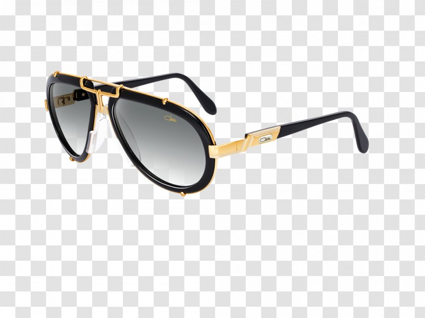 Aviator Sunglasses Cazal Eyewear Gold Transparent PNG