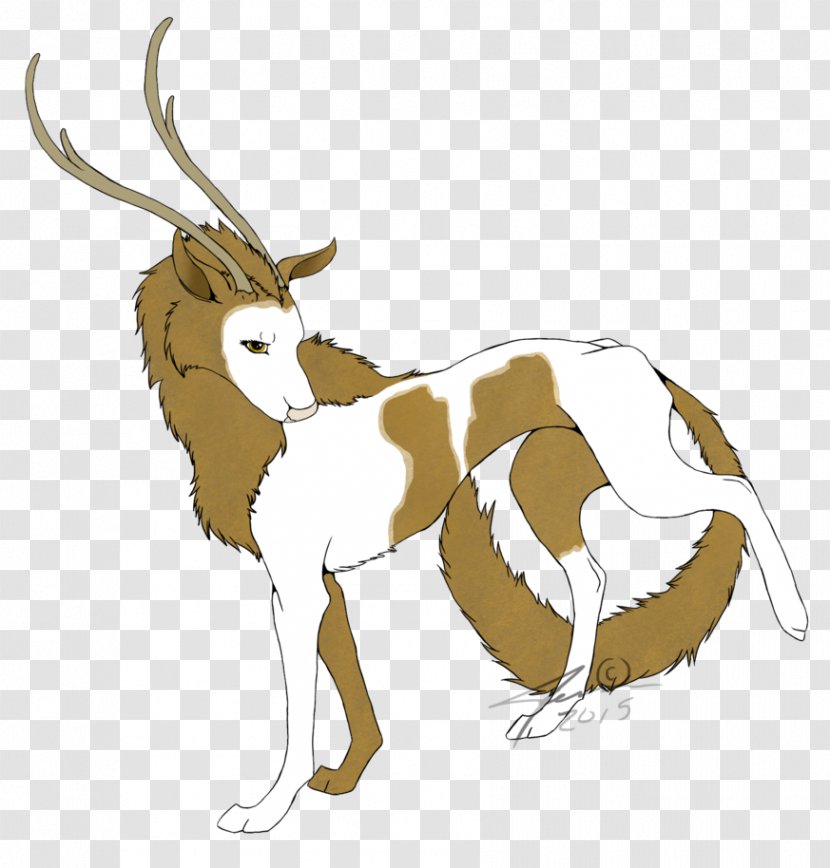 Reindeer Springbok Cattle Horse Mammal - Fantasy Creature Transparent PNG