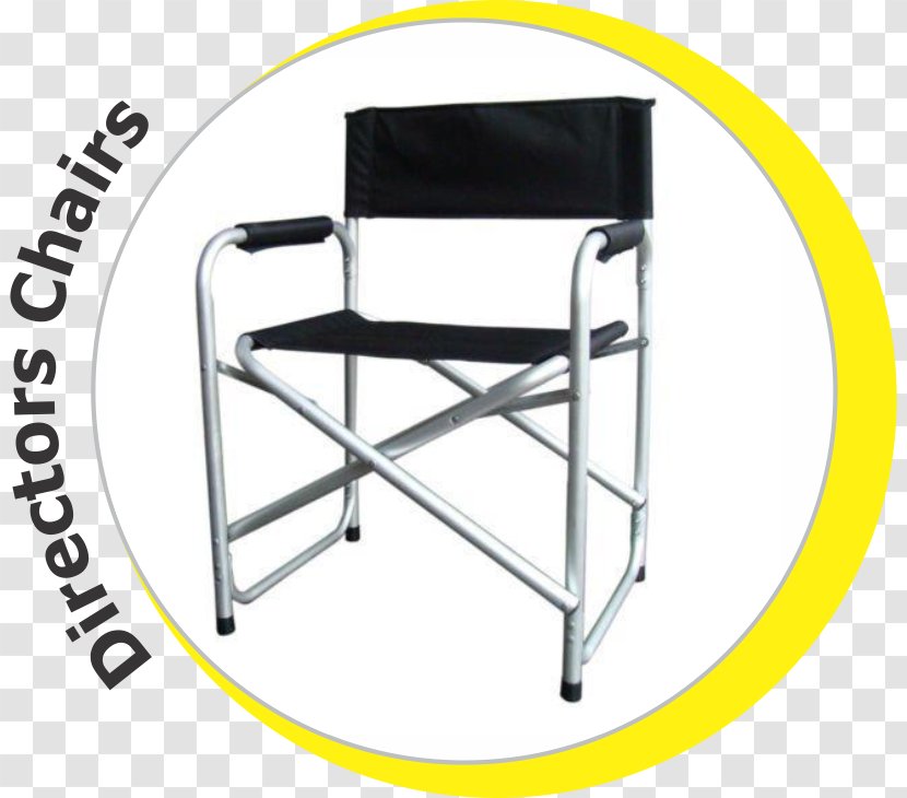 Table Folding Chair Director's Camping - Director Transparent PNG