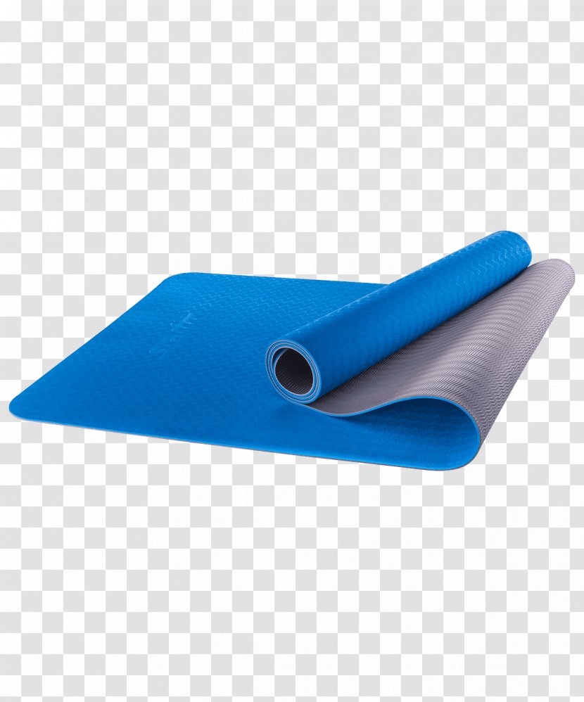 Yoga Background - Blue - Sports Equipment Mat Transparent PNG