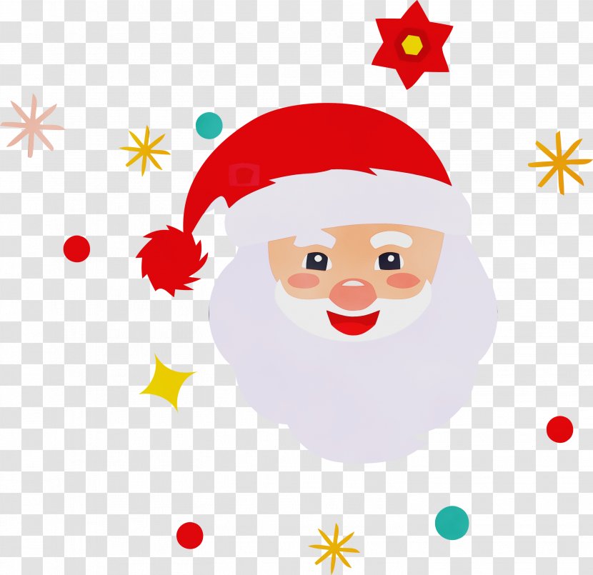 Santa Claus - Wet Ink - Smile Christmas Eve Transparent PNG