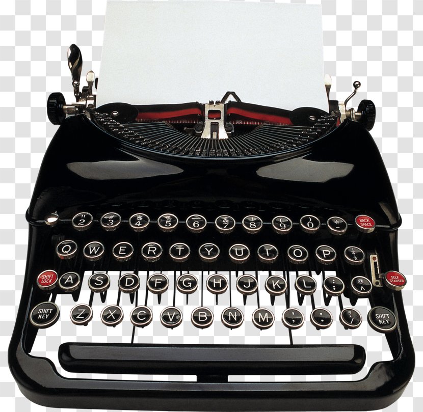 Day Of Journalists Journalism News Typewriter - Office Supplies Transparent PNG