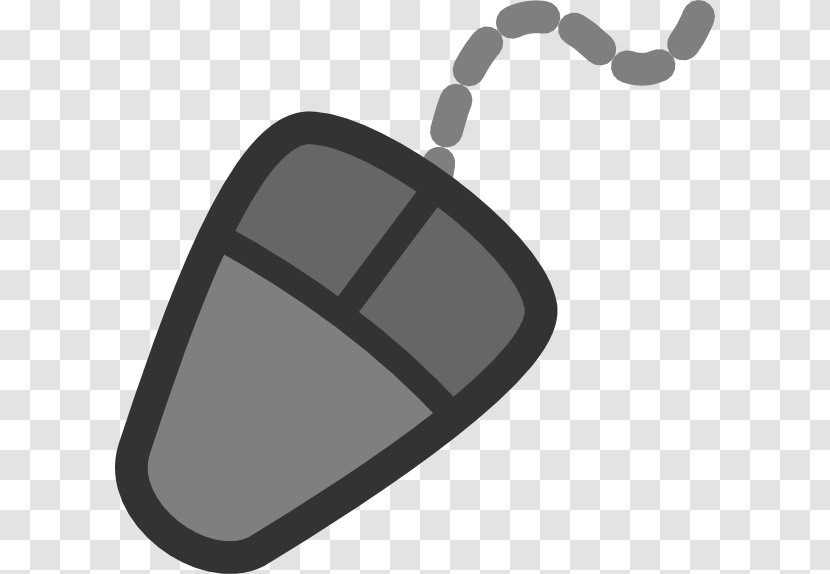 Computer Mouse Pointer Clip Art - Polyline Vector Transparent PNG