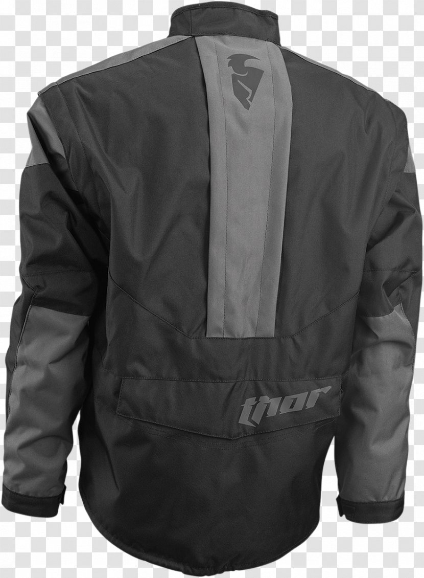 Jacket Enduro Pocket Sleeve Belt - Black Charcoal Transparent PNG