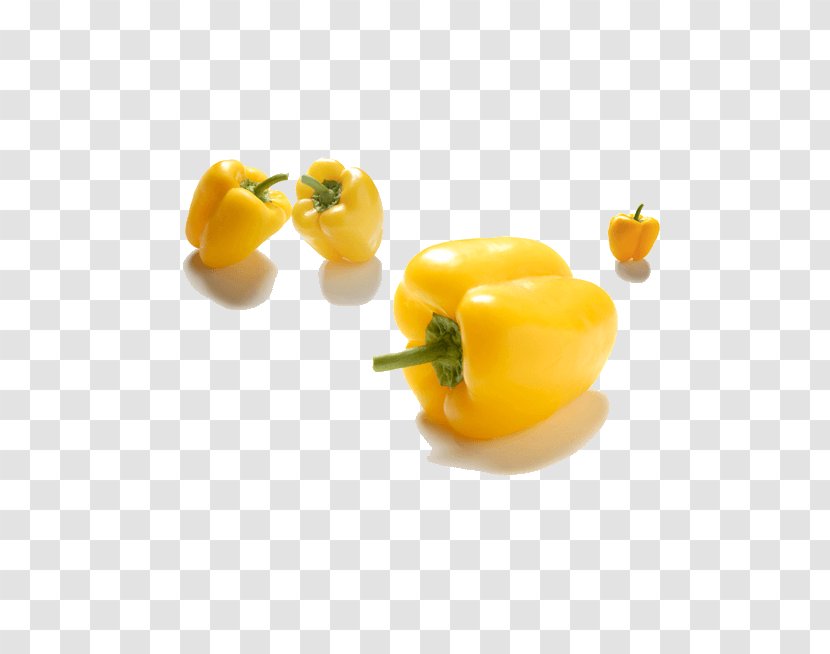 Bell Pepper Yellow Vegetable Chili - Fruit Transparent PNG