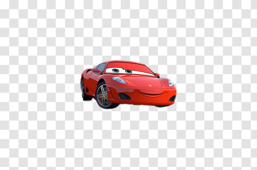 Cars Lightning McQueen Mater Ferrari - Motor Vehicle - Car Transparent PNG