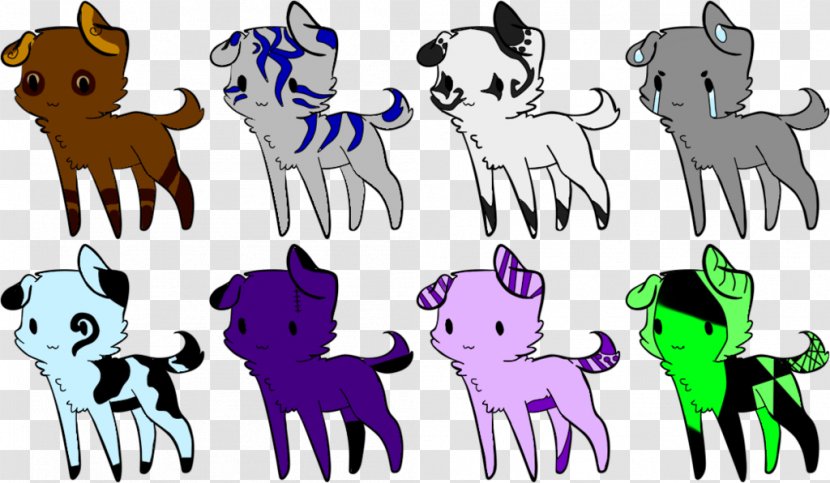 Cat Puppy Dog Horse Pack Animal - Cartoon Transparent PNG