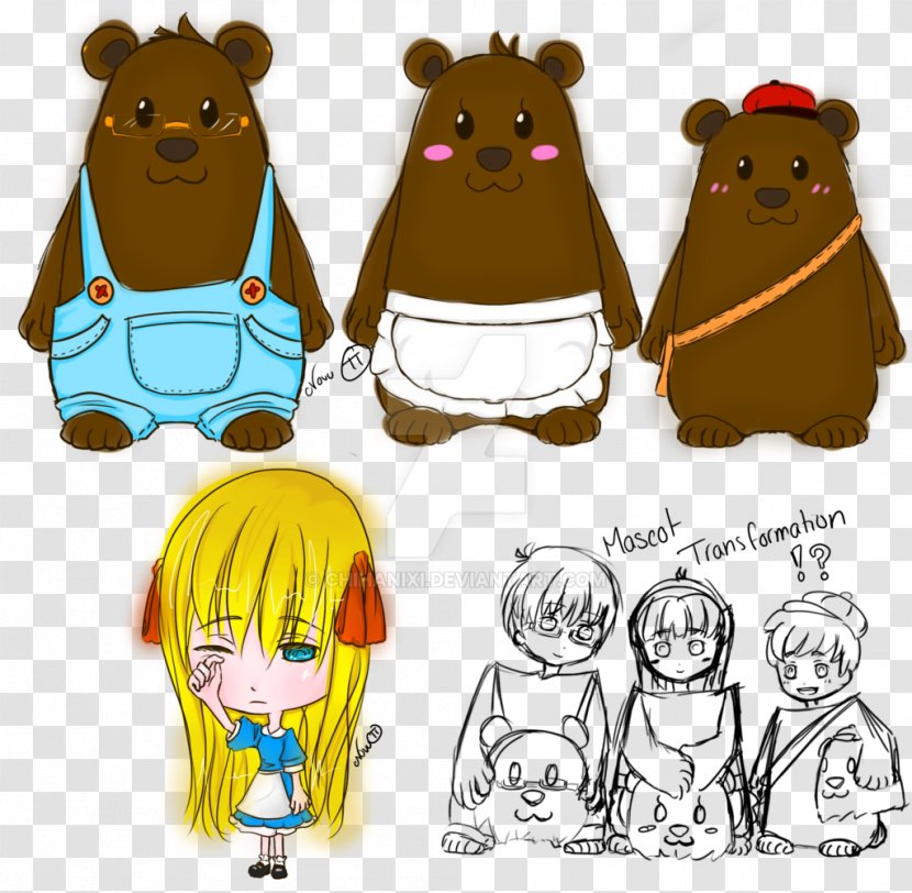 Goldilocks And The Three Bears Clip Art - Heart - Bear Transparent PNG