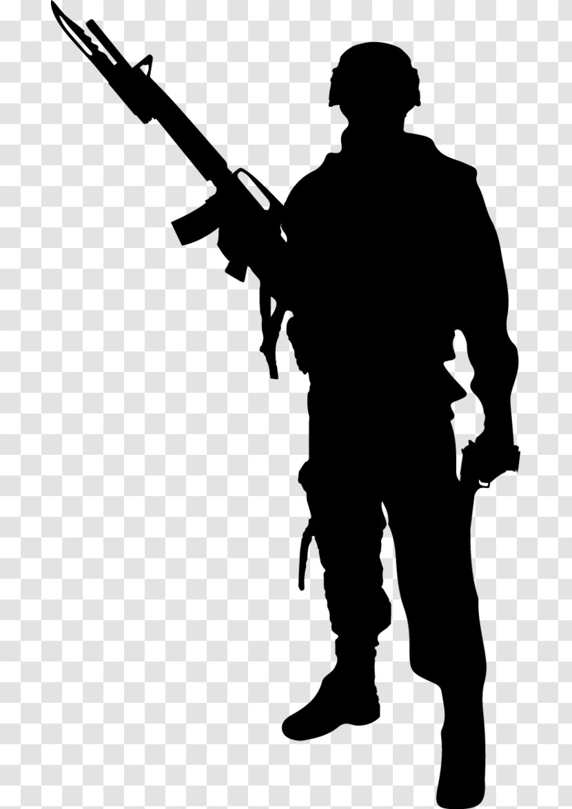 Soldier Silhouette Royalty-free Clip Art - Tree - Soldiers Transparent PNG
