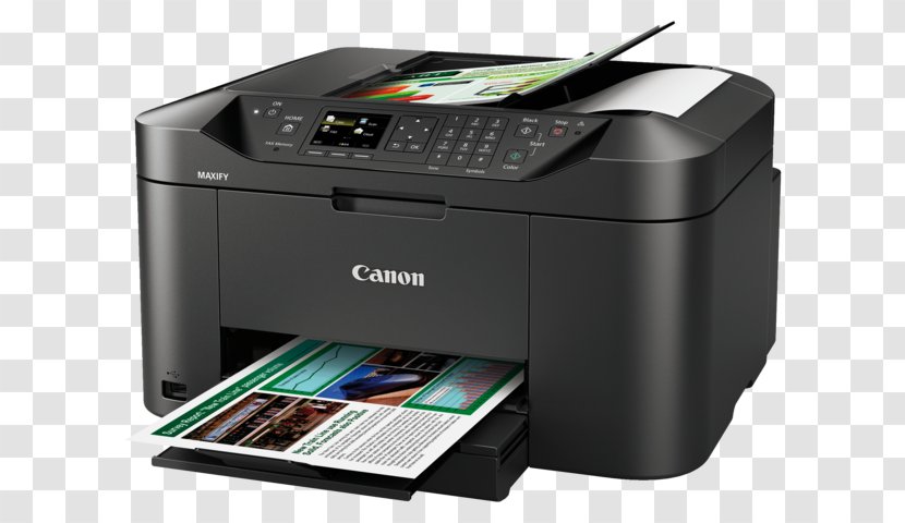 Multi-function Printer Inkjet Printing Canon Image Scanner - Ink Transparent PNG