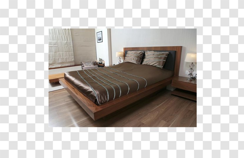 Bed Mattress Floor Cushion Couch - Wood Flooring Transparent PNG