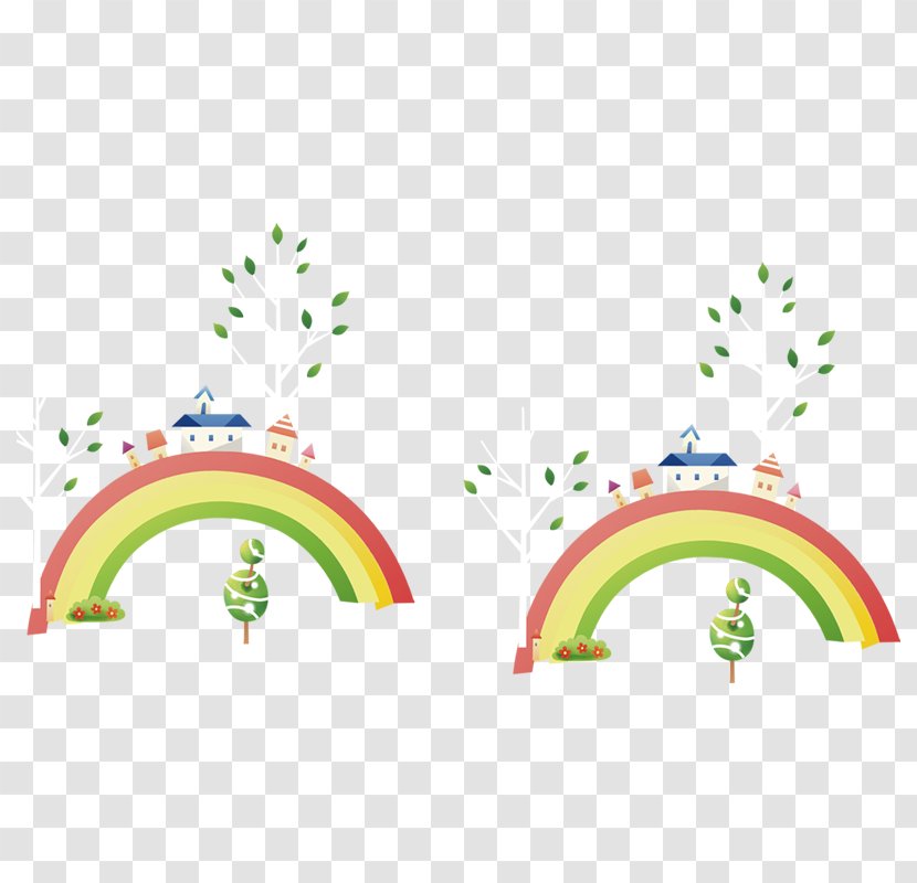 Cartoon Clip Art - Point - Rainbow Transparent PNG