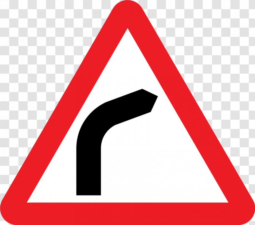 Traffic Sign Curve Warning Road Clip Art - Billboards Transparent PNG