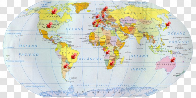 World Map Mapa Polityczna Blank - Hereford Mappa Mundi Transparent PNG