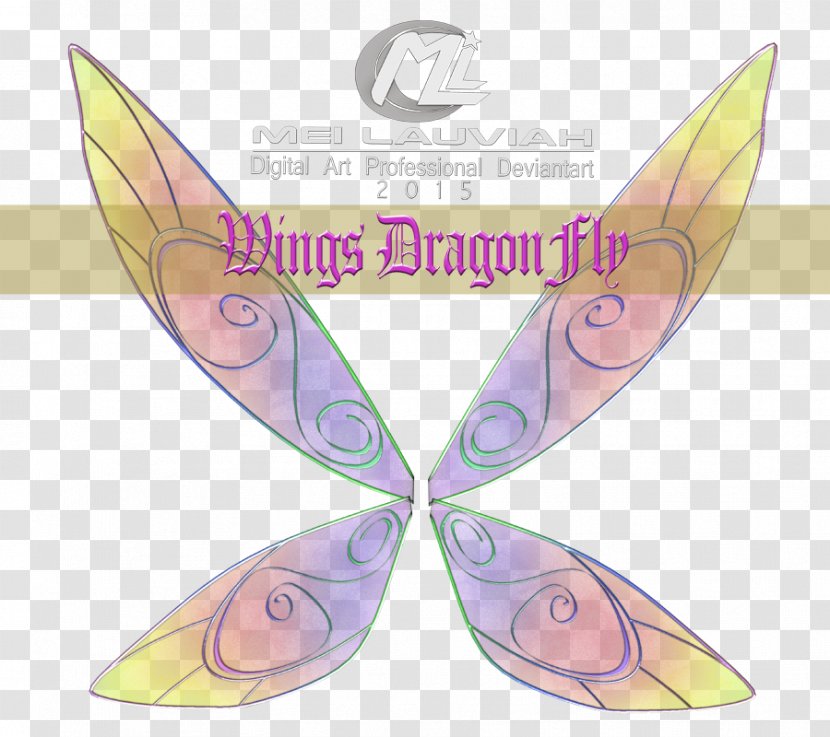 Pink M - Invertebrate - Fairy Wings Transparent PNG