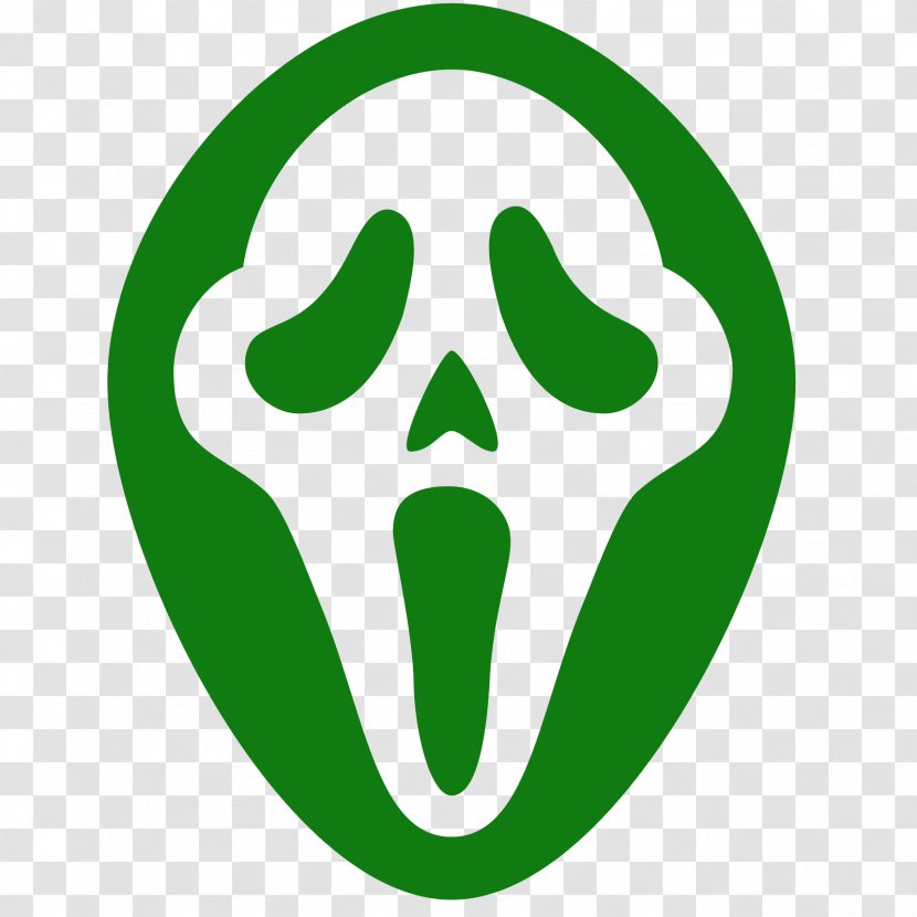 Ghostface The Scream YouTube - Green - Japanese Tableware Transparent PNG