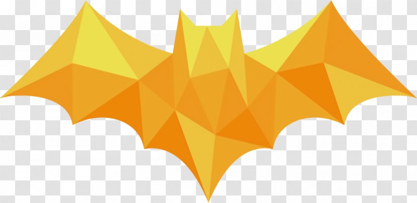 Bat Halloween - Symmetry Orange Transparent PNG