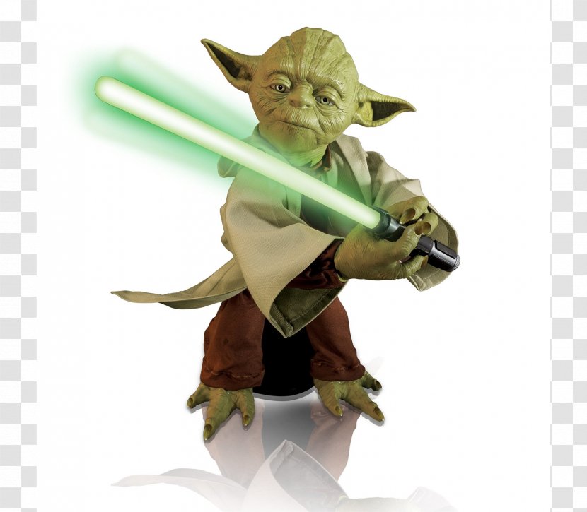 Yoda Luke Skywalker Jedi Boba Fett Star Wars - Lightsaber Transparent PNG