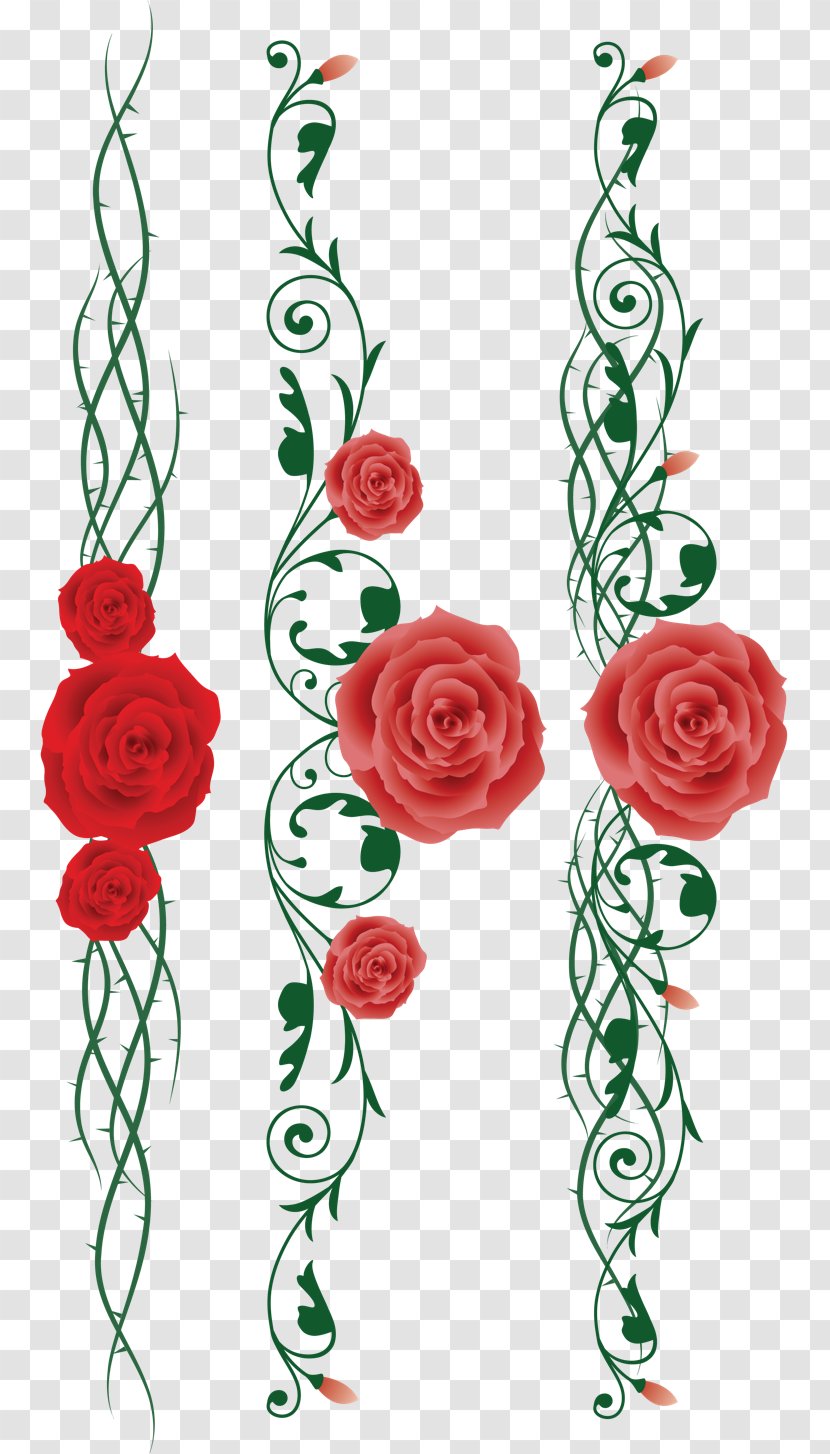 Rose Cut Flowers Tattoo Floral Design - Flower Arranging - Tribal Transparent PNG