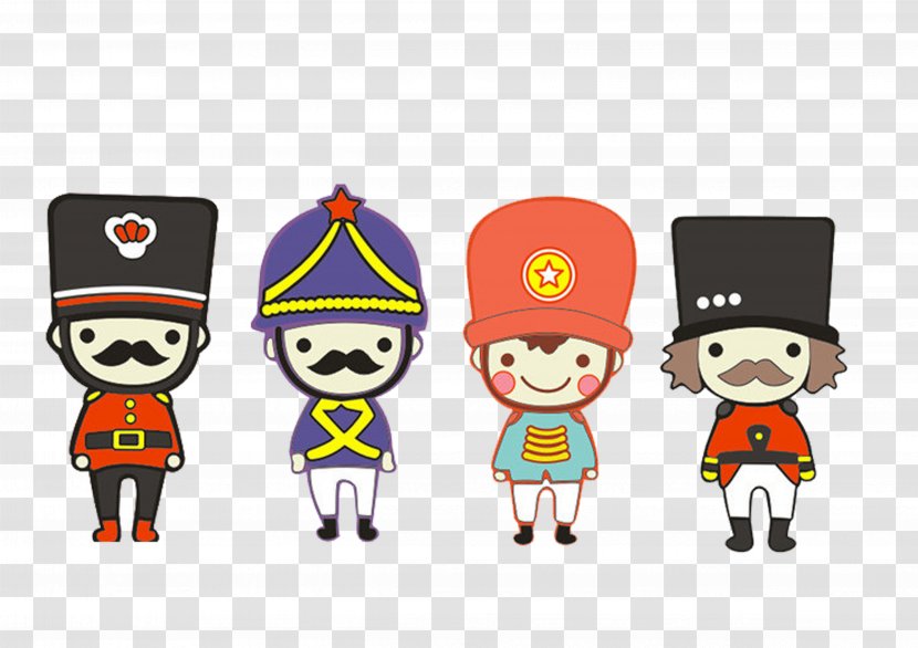 Soldier Cartoon Icon - Military Rank - Little Wei Soldiers Transparent PNG