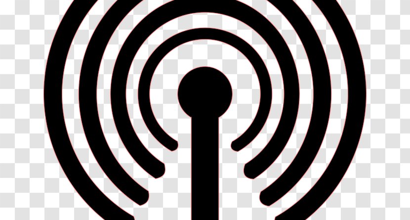 Network Cartoon - Wireless - Blackandwhite Spiral Transparent PNG