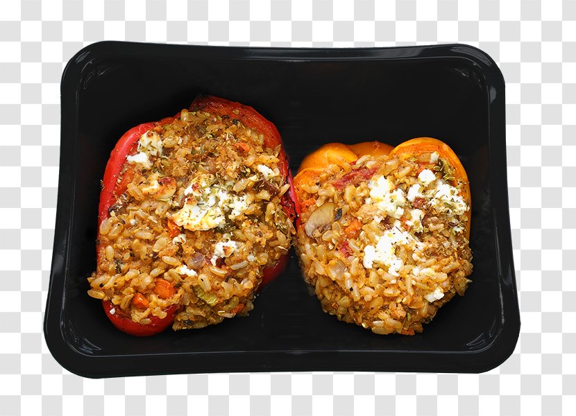Vegetarian Cuisine Recipe Comfort Food Side Dish - Stuffed Peppers Transparent PNG