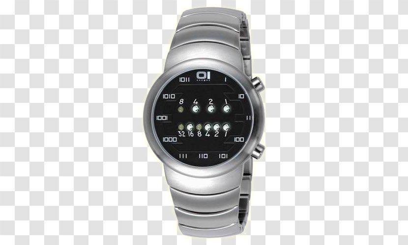 Watch Binary Clock Number Bracelet - Quartz - LED Transparent PNG