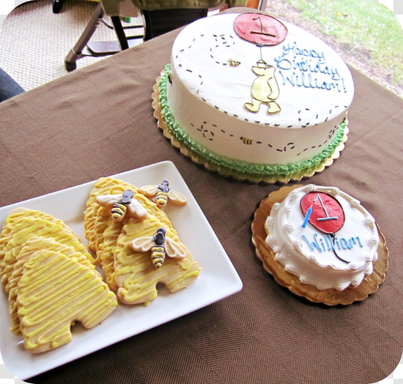 Winnie-the-Pooh Birthday Cake Party - Creative Cakes Transparent PNG