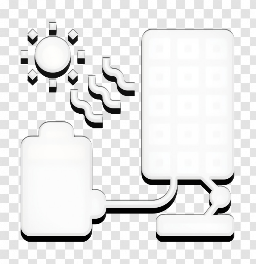 Global Warming Icon Solar Cell Icon Transparent PNG