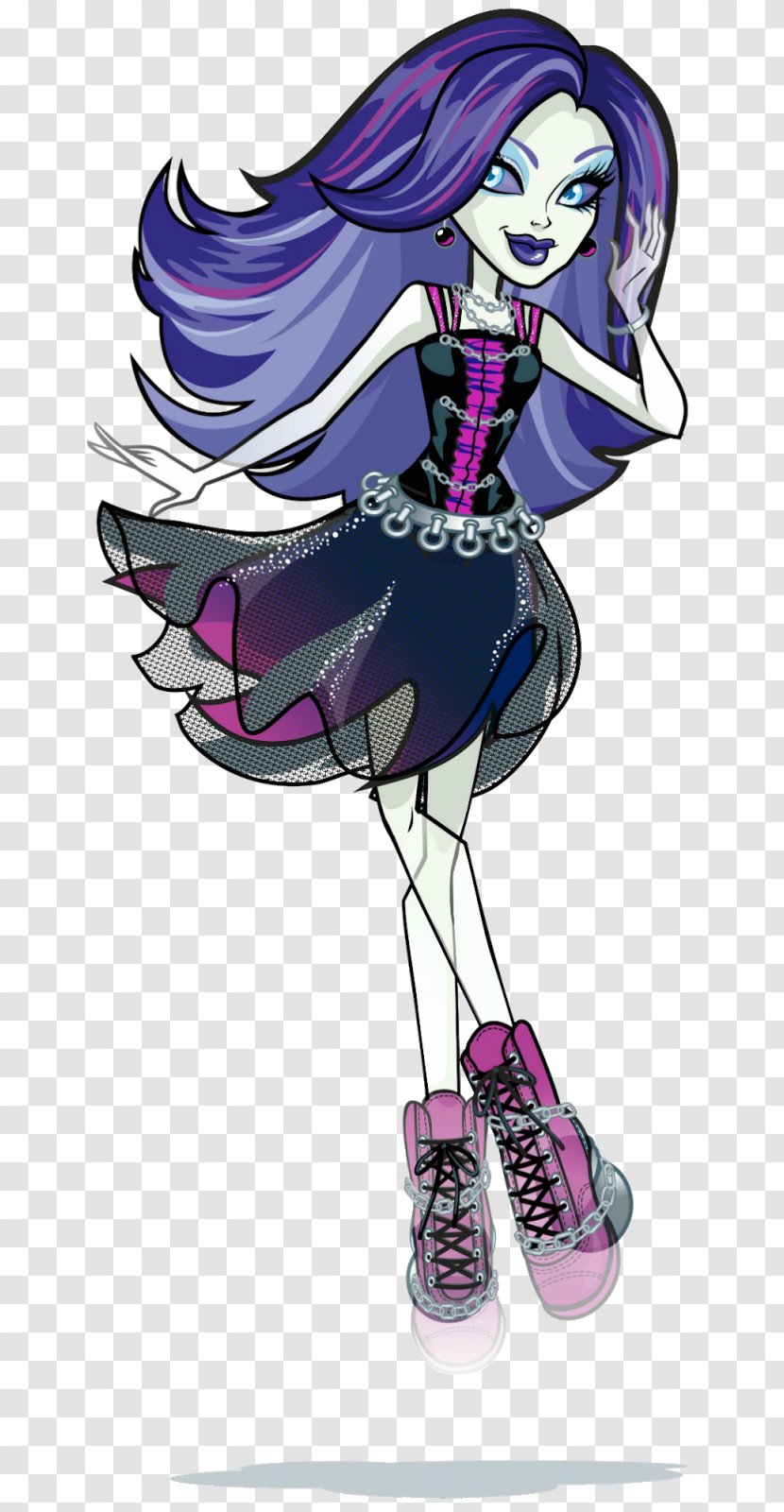 Spectra Vondergeist Frankie Stein Monster High Doll Ghoul - Heart Transparent PNG